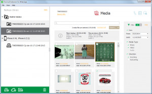 Elcomsoft eXplorer for WhatsApp - náhled