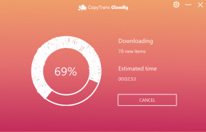 CopyTrans Cloudly - náhled