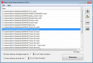 Batch Audio Silence Remover - náhled
