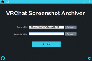 VRChat Screenshot Archiver - náhled