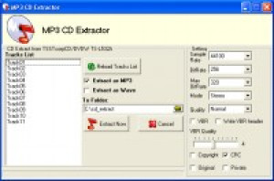 MP3 CD Extractor - náhled