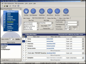 Pop-Up menu creator - náhled