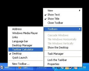 Taskbar Calculator - náhled