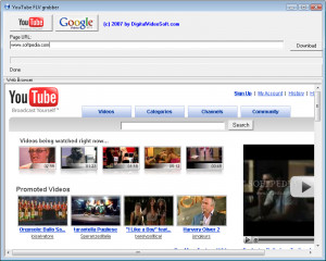 YouTube FLV Grabber - náhled
