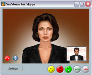 SeeStorm for Skype - náhled