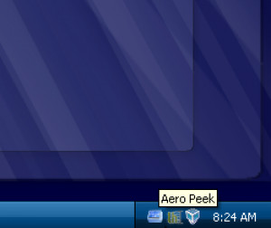 AeroPeek - náhled