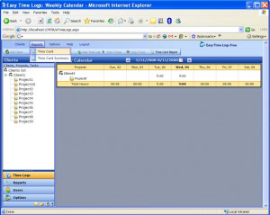 Easy Time Logs Free Edition - náhled