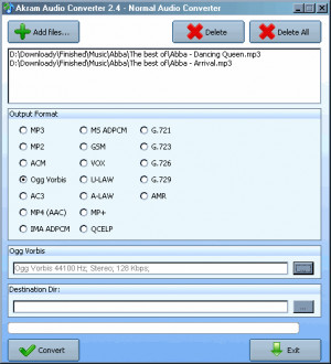 Akram Audio Converter - náhled
