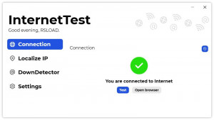 InternetTest - náhled