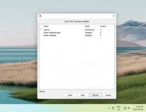 WSL Tray Monitor - náhled