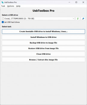 UsbToolbox - náhled