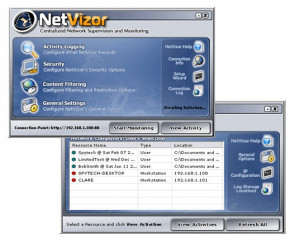 NetVizor - náhled