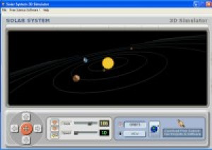 Solar System 3D Simulator - náhled