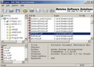 PDF Plain Text Extractor - náhled