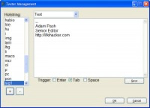 Texter - náhled