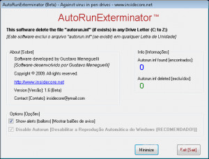 AutoRunExterminator - náhled