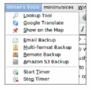 Writer's Tools - náhled