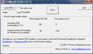 JPEG Quality Estimator - náhled