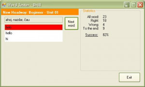 Word Tester - náhled