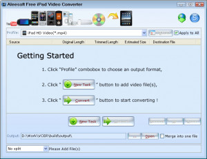 Aleesoft Free iPad Video Converter - náhled