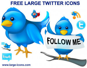 Free Large Twitter Icons  - náhled