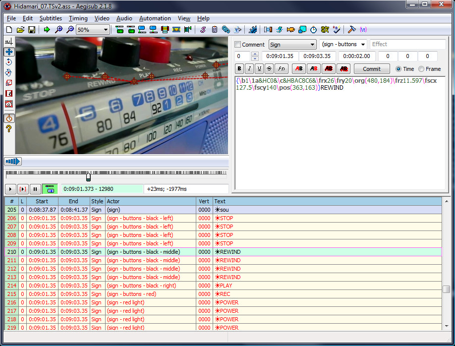 aegisub vs xvid4psp