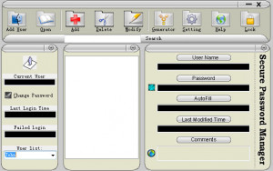 Secure Password Manager - náhled