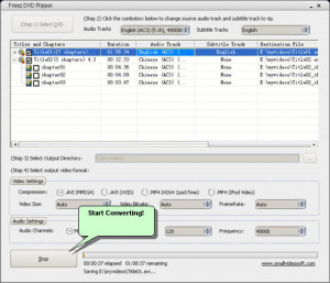Freez DVD Ripper - náhled