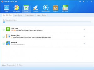 Baidu PC Faster - náhled