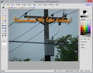 NPS Image Editor - náhled