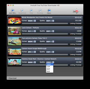 Free YouTube Downloader HD for Mac - náhled