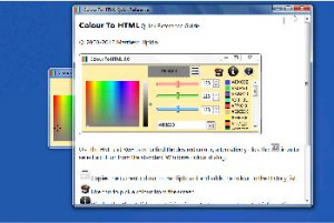 Colour To HTML - náhled