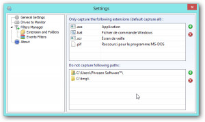 Phrozen Windows File Monitor - náhled