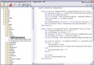Source Code Organizer NET - náhled