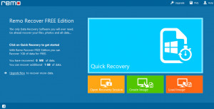 Remo Recover FREE Edition - náhled