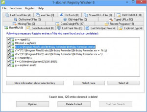 1-abc.net Registry Washer - náhled