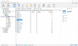 Navicat for SQLite - náhled