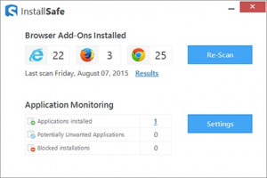 InstallSafe - náhled