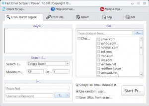 Fast Email Scraper - náhled