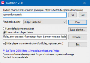 TwitchXP - náhled