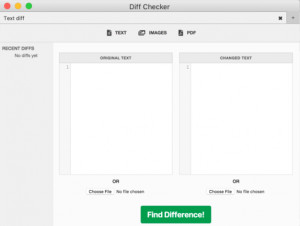 Diff Checker - náhled