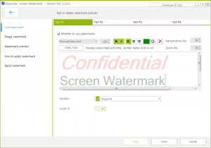 Screen Watermark - náhled