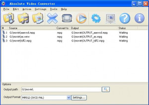 Absolute Video to Audio Converter - náhled