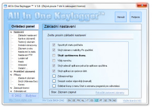 All In One Keylogger - náhled