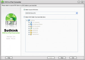Sothink DVD to iPod Converter - náhled