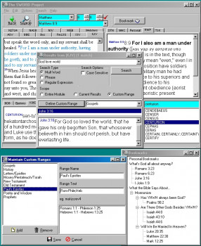 SWORD Project for Windows - náhled