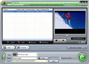 Leawo AVI converter - náhled