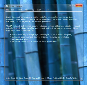 Glass Notepad - náhled