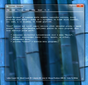Glass Notepad - náhled