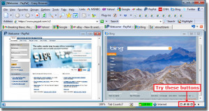 Crazy Browser - náhled